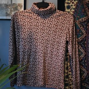 Cotton Turtle Neck Long Sleeve Shirt